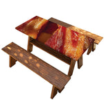 Crispy Bacon Print Picnic Table Cover