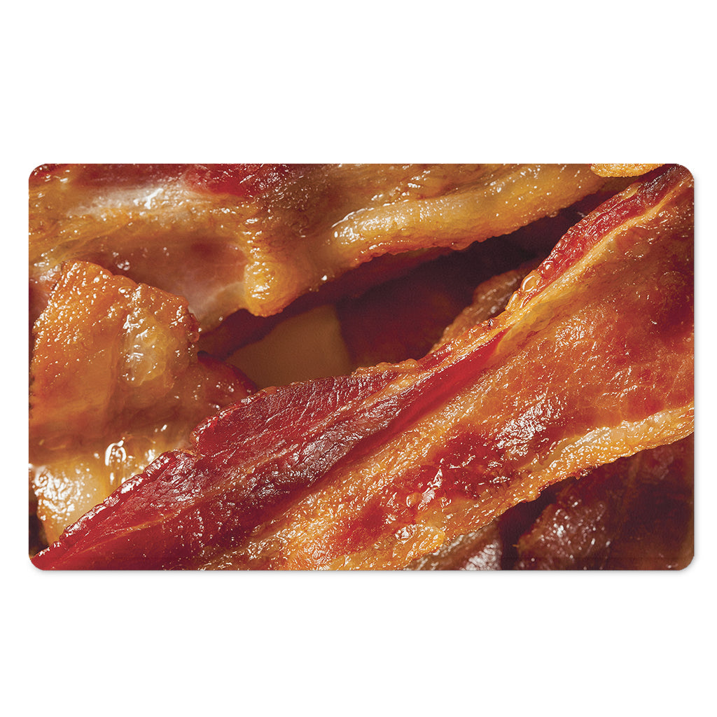 Crispy Bacon Print Polyester Doormat