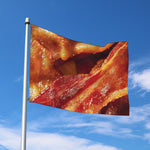 Crispy Bacon Print Polyester Flag