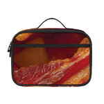 Crispy Bacon Print Portable Lunch Bag
