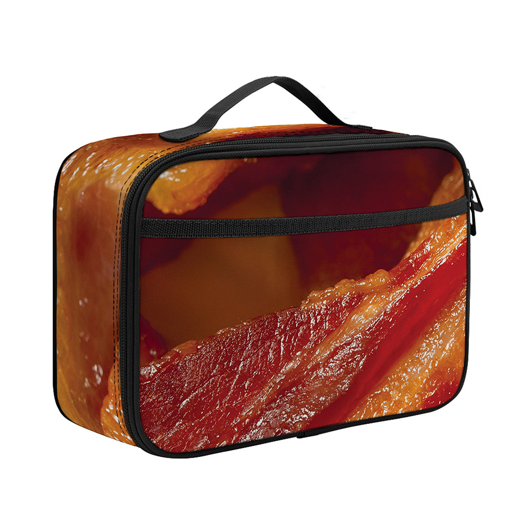 Crispy Bacon Print Portable Lunch Bag