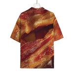 Crispy Bacon Print Rayon Hawaiian Shirt