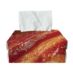 Crispy Bacon Print Rectangle Tissue Box Cover