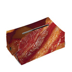 Crispy Bacon Print Rectangle Tissue Box Cover