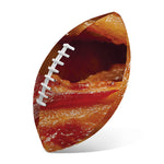 Crispy Bacon Print Rugby Ball