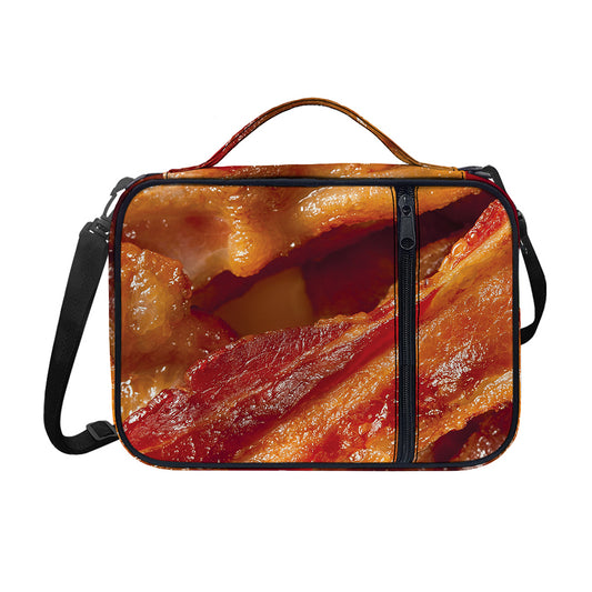 Crispy Bacon Print Shoulder Strap Bible Bag