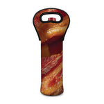 Crispy Bacon Print Single Neoprene Wine Tote