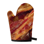 Crispy Bacon Print Single Oven Mitt