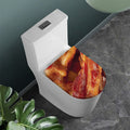 Crispy Bacon Print Toilet Lid Cover