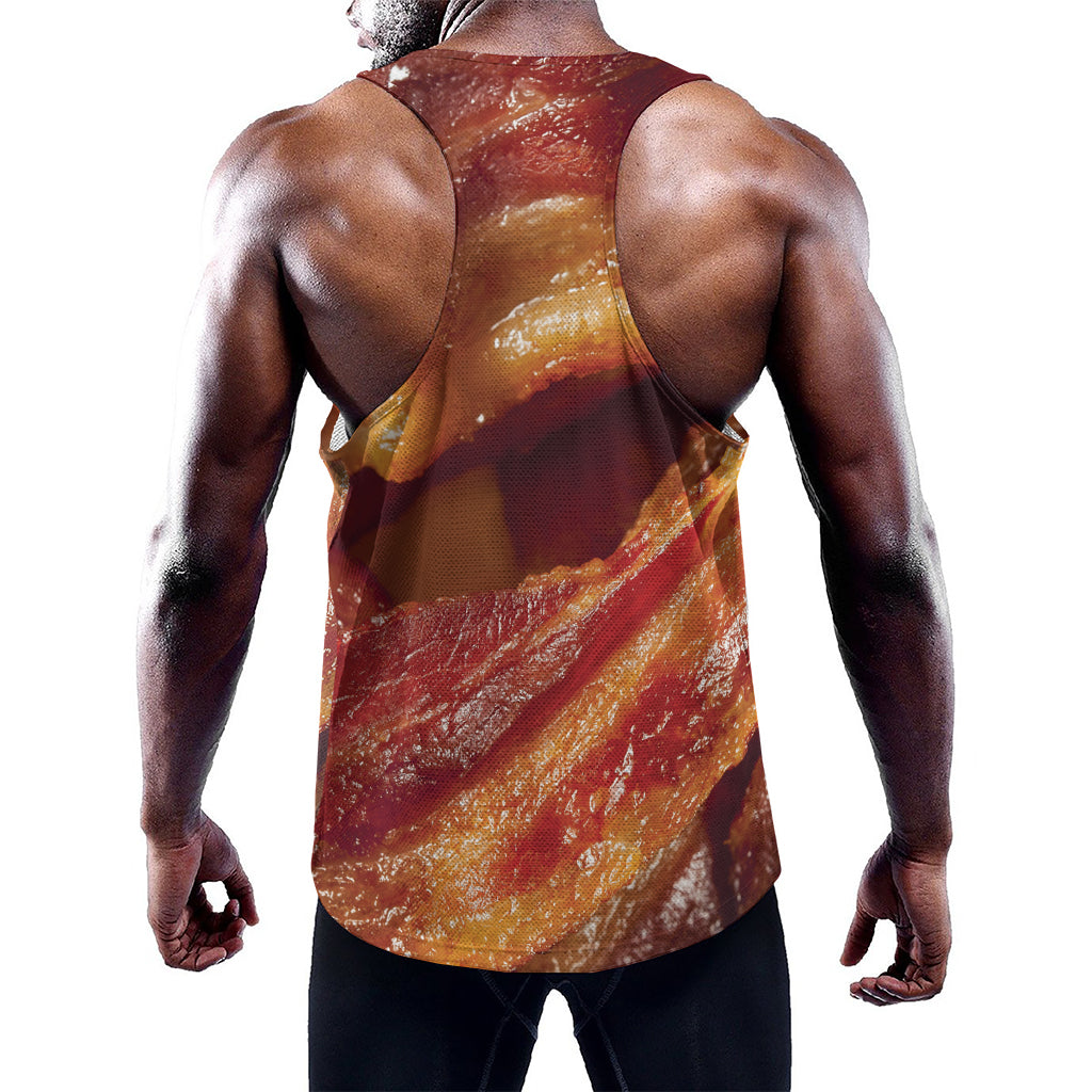 Crispy Bacon Print Training Tank Top