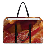 Crispy Bacon Print Utility Tote Bag