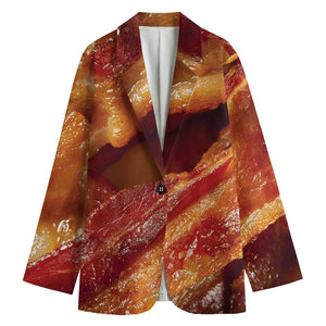 Crispy Bacon Print Women's Blazer