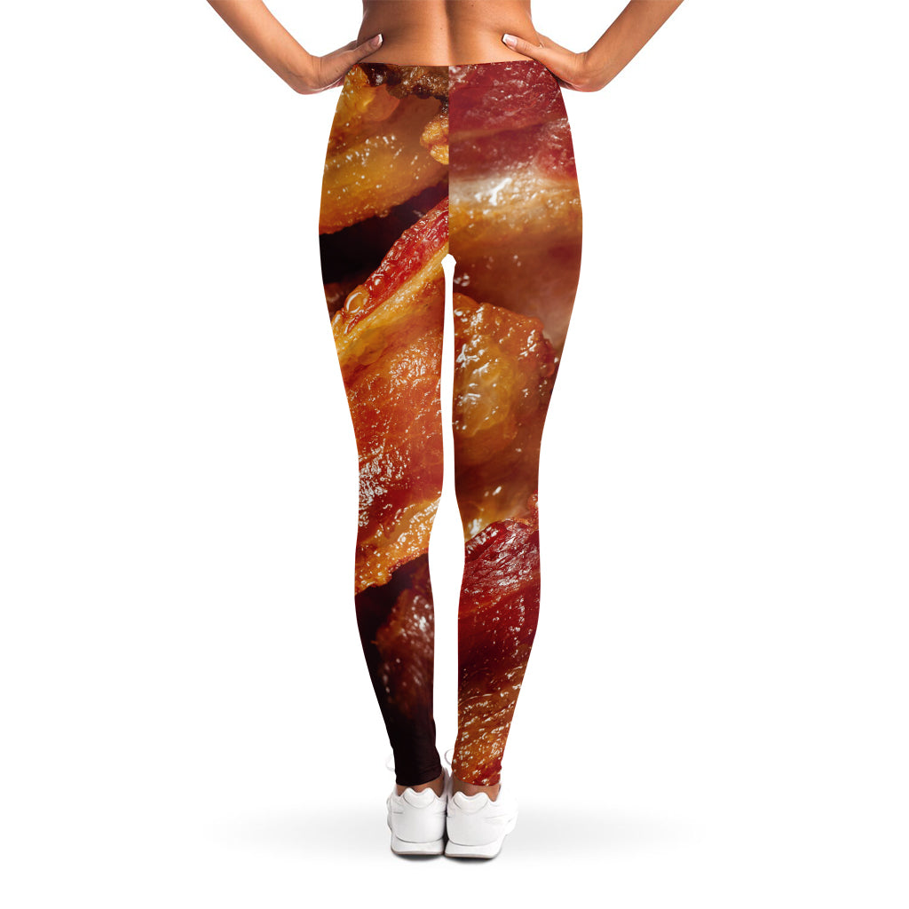 Crispy Bacon Print Women's Leggings