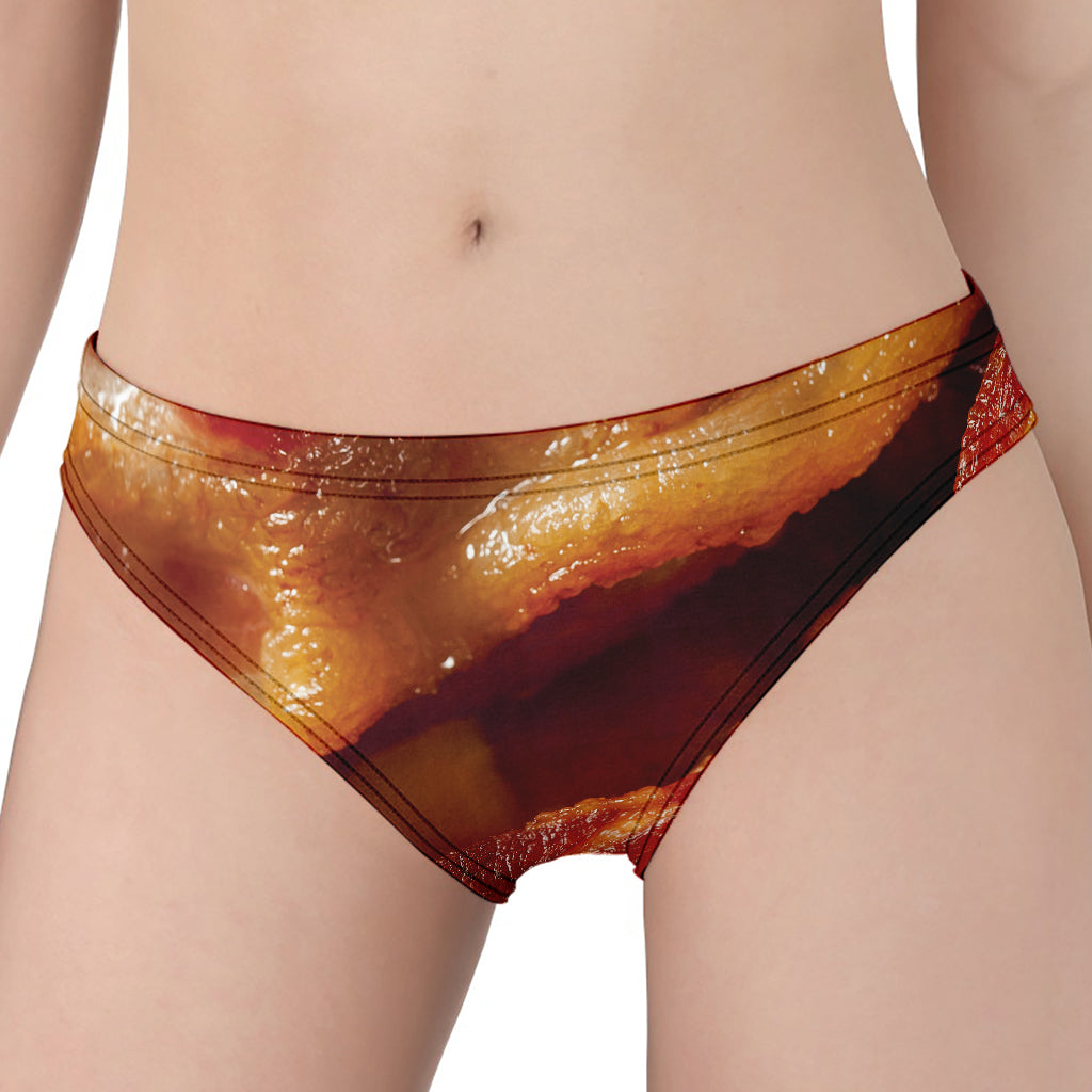 Crispy Bacon Print Women's Panties