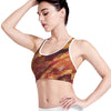 Crispy Bacon Print Women's Sports Bra