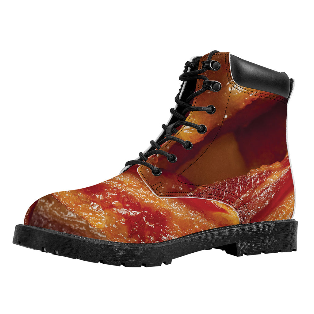 Crispy Bacon Print Work Boots