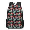 Crochet Yarn Pattern Print 17 Inch Backpack