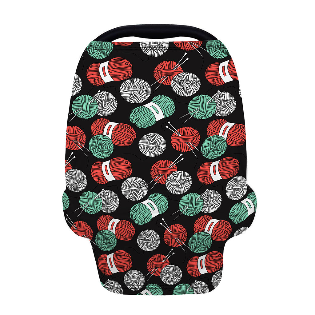 Crochet Yarn Pattern Print Baby Seat Cover