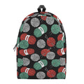 Crochet Yarn Pattern Print School Backpack