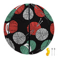 Crochet Yarn Pattern Print Basketball