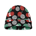 Crochet Yarn Pattern Print Beanie