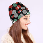 Crochet Yarn Pattern Print Beanie