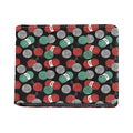 Crochet Yarn Pattern Print Bifold Wallet