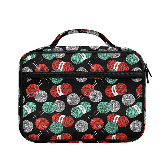 Crochet Yarn Pattern Print Briefcase Bible Bag