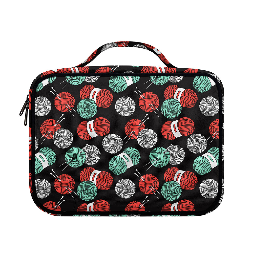 Crochet Yarn Pattern Print Briefcase Bible Bag