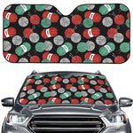 Crochet Yarn Pattern Print Car Windshield Sun Shade