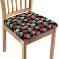 Crochet Yarn Pattern Print Chair Cushion Cover
