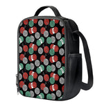 Crochet Yarn Pattern Print Crossbody Lunch Bag