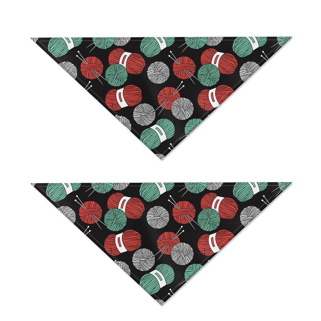 Crochet Yarn Pattern Print Dog Bandana