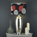 Crochet Yarn Pattern Print Drum Lamp Shade