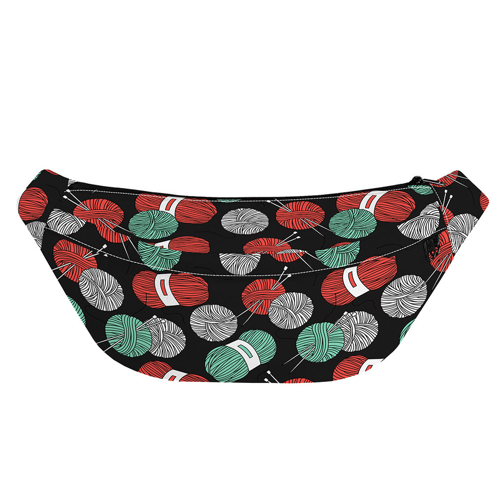 Crochet Yarn Pattern Print Fanny Pack