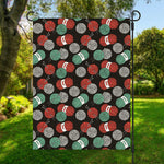 Crochet Yarn Pattern Print Garden Flag