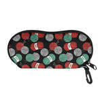Crochet Yarn Pattern Print Glasses Case