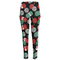 Crochet Yarn Pattern Print High-Waisted Pocket Leggings