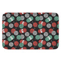 Crochet Yarn Pattern Print Indoor Door Mat