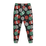 Crochet Yarn Pattern Print Jogger Pants