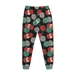 Crochet Yarn Pattern Print Jogger Pants