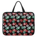 Crochet Yarn Pattern Print Laptop Sleeve With Handle