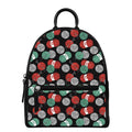 Crochet Yarn Pattern Print Leather Backpack
