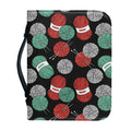 Crochet Yarn Pattern Print Leather Bible Cover