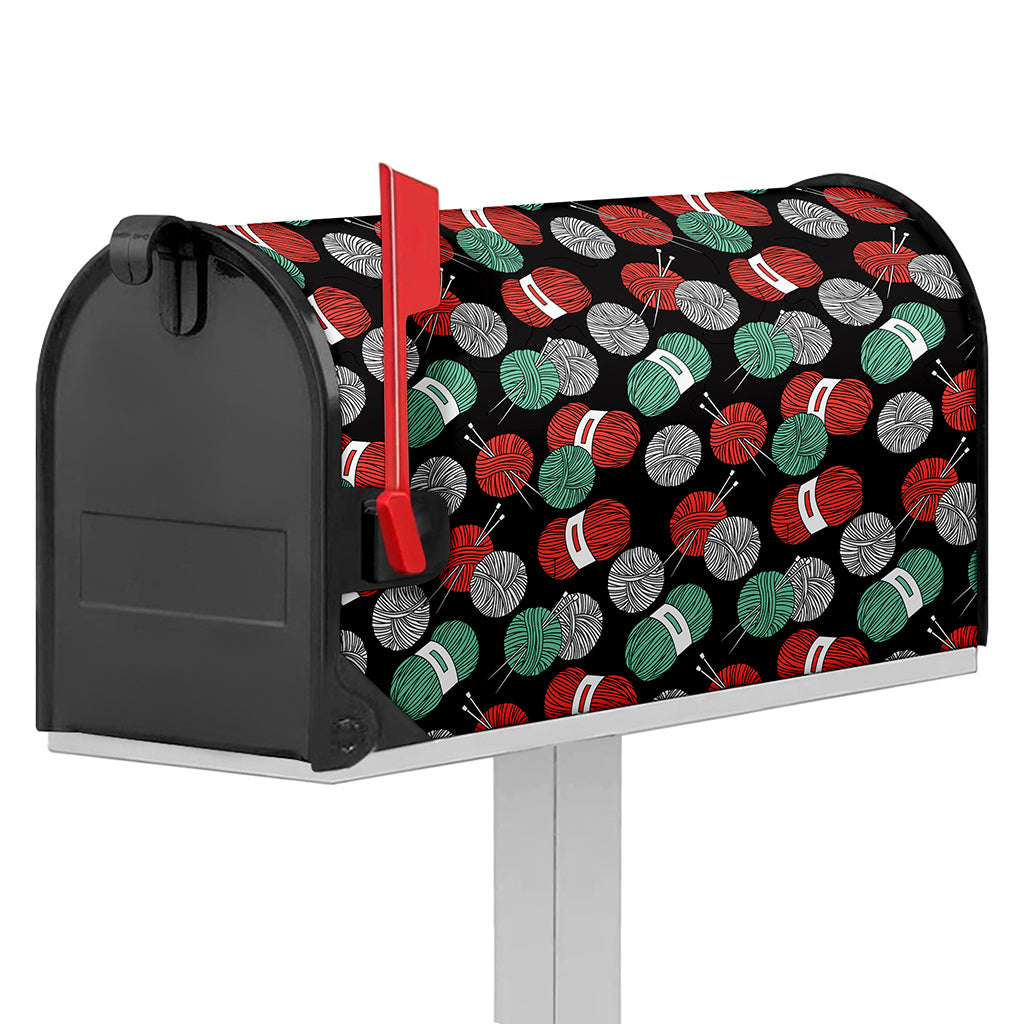 Crochet Yarn Pattern Print Mailbox Cover