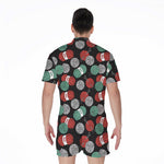 Crochet Yarn Pattern Print Men's Rompers