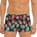 Crochet Yarn Pattern Print Men's Short Boxer Briefs
