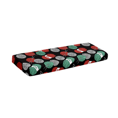 Crochet Yarn Pattern Print Piano Keyboard Cover