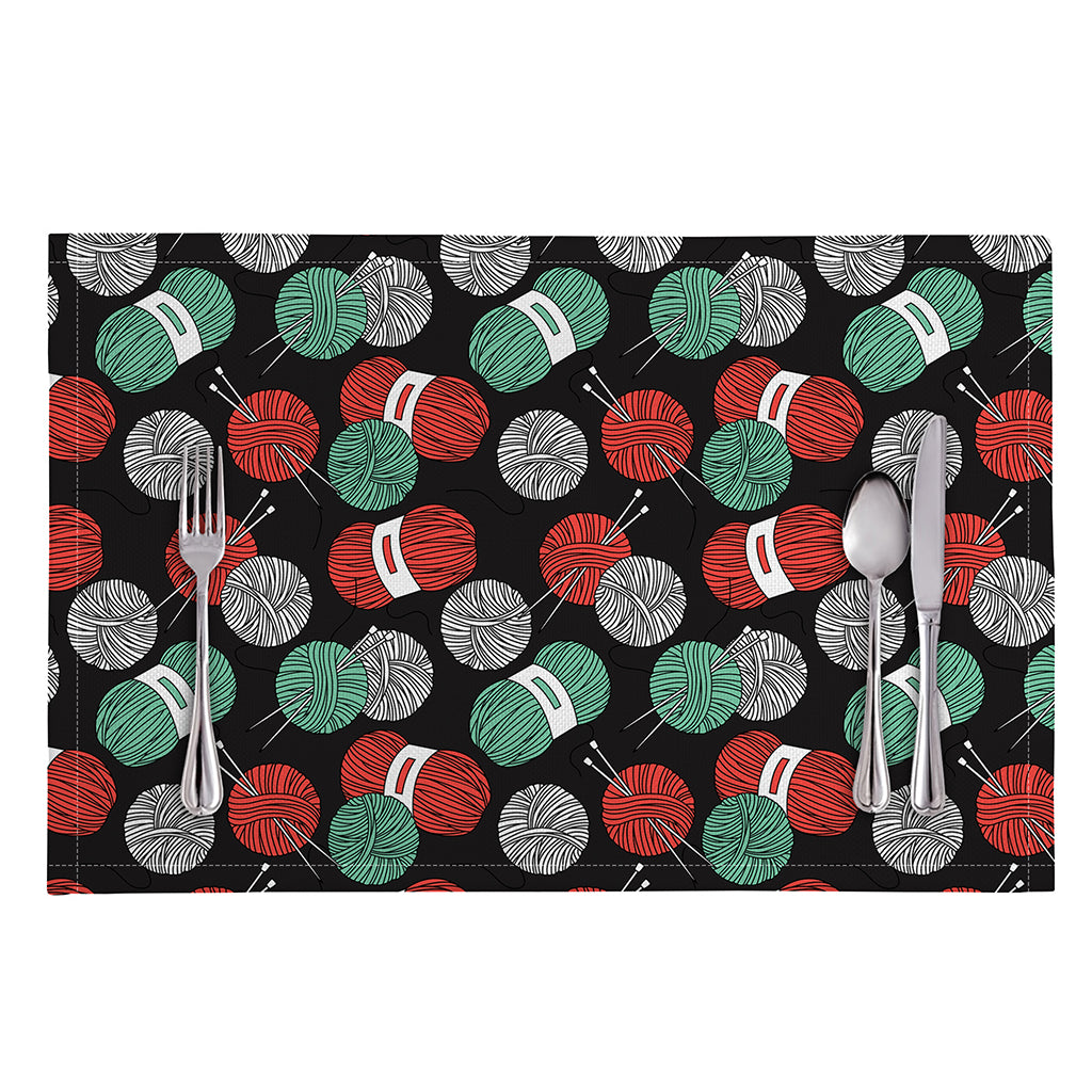 Crochet Yarn Pattern Print Placemat