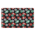 Crochet Yarn Pattern Print Polyester Doormat